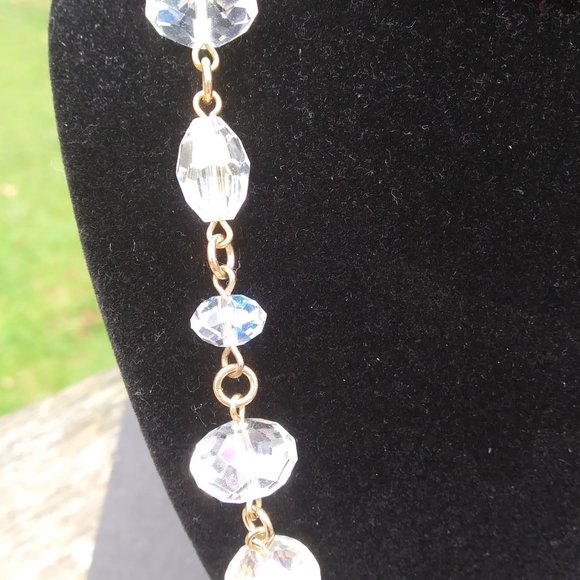 Kirks Folly sparkling Aurora Borealis Necklace choker beautiful Iridescence AB - Picture 11 of 17